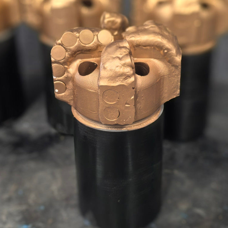 Customized 5 Wings Pile Foundation Geological Drilling Steel Body PDC Diamond Bit For Drilling
