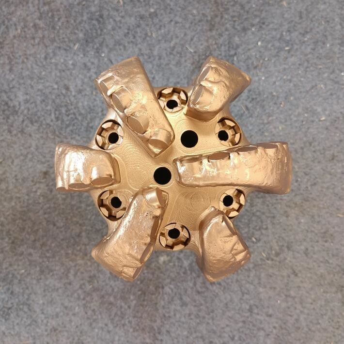 Diamond 98mm 3 Blade Pdc Arc Angle Drill Bit For Water Well Coal Mine Drilling