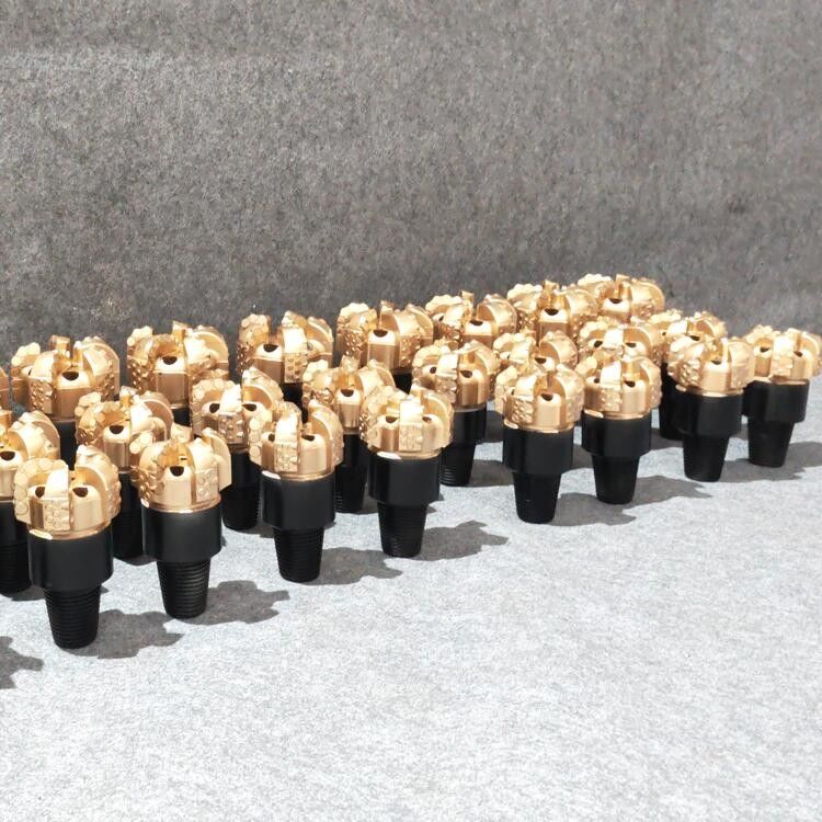 Rock Drill PDC Diamond Bit Alloy Carbon Steel For Coal Mining Water Well Drilling Rigs